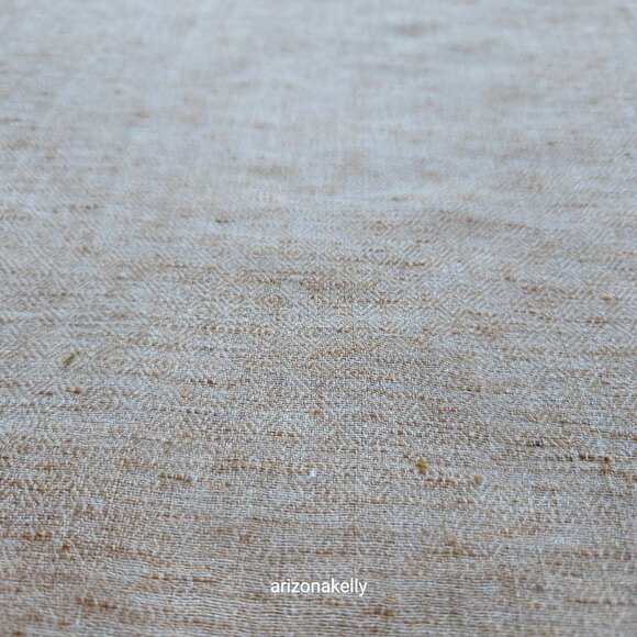 Cashmere Lightweight Woven Tan Scarf Melange Mottled Speckled Heathered Earthy - Picture 6 of 13